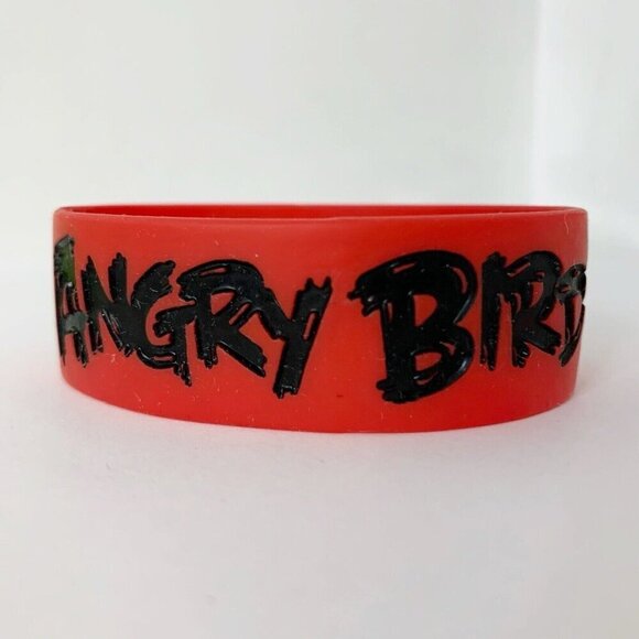 Angry Birds Red Black rubber band Unisex bracelet - Picture 1 of 8